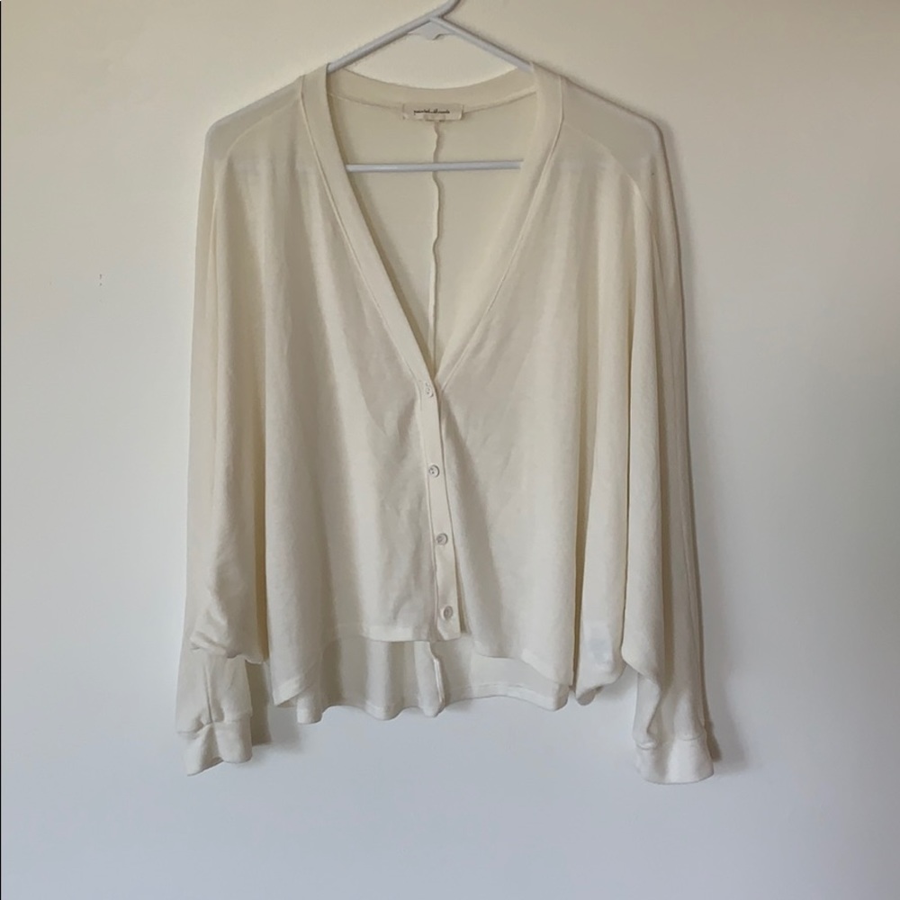 Painted threads cardigan
